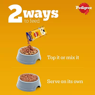Pedigree Adult Wet Dog Food โ Roasted Lamb Flavor Chunks in Gravy 70g Pedigree Adult Wet Dog Food โ Roasted Lamb Flavor Chunks in Gravy 70g