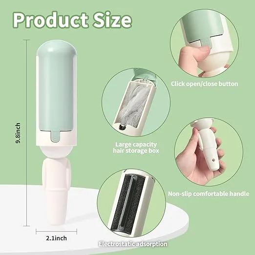 Pet Hair Remover – Lint & Fur Roller for Dogs & Cats