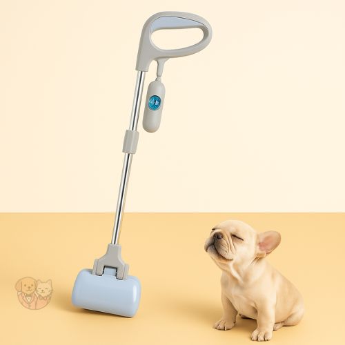 Adjustable Size Poop Scooper | Long Handle Waste Collector for Dogs, Cats & Pets