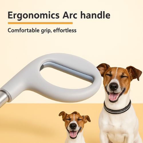 Adjustable Size Poop Scooper | Long Handle Waste Collector for Dogs, Cats & Pets