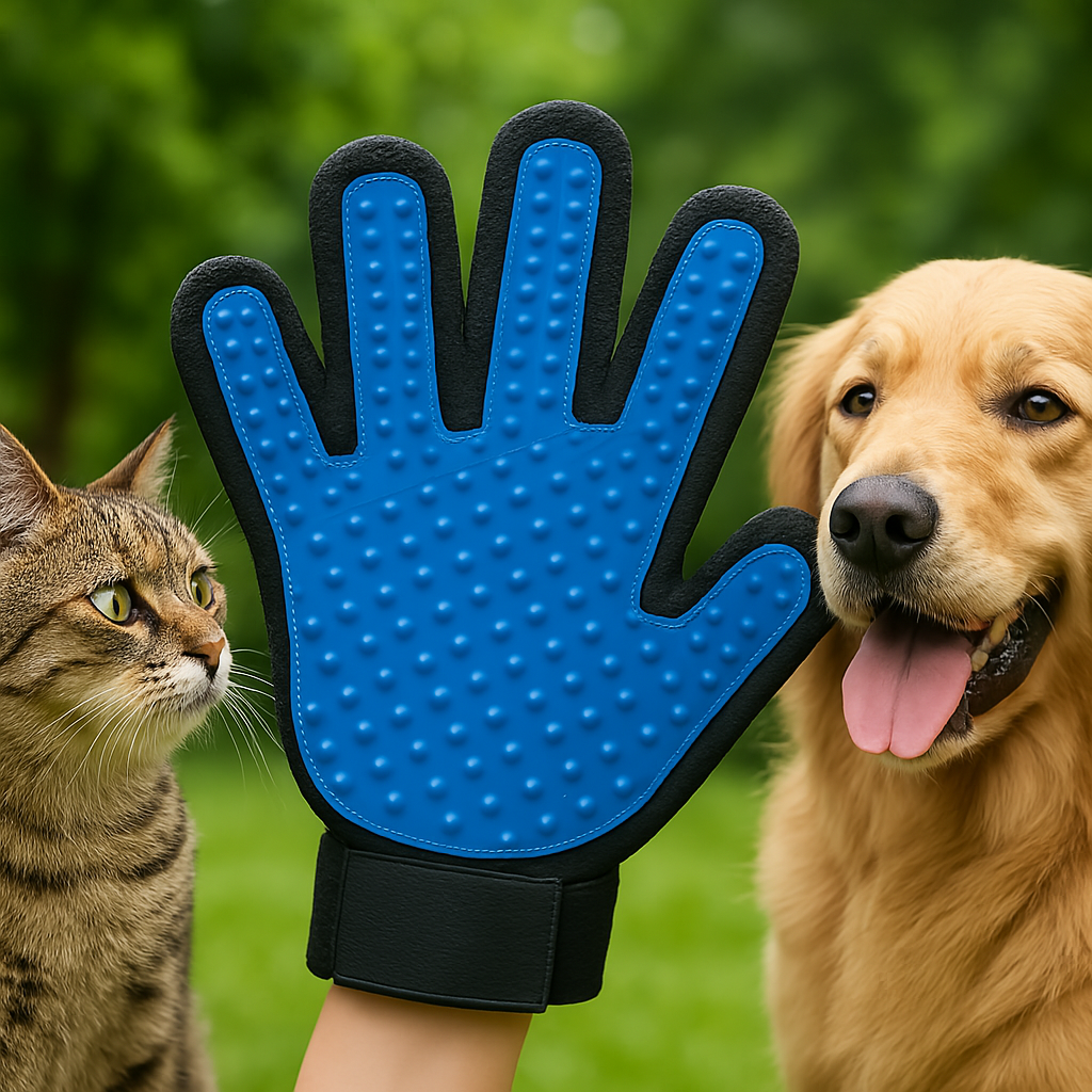 Deshedding Pet Gloves Dogs & Cats Deshedding Pet Gloves Dogs & Cats