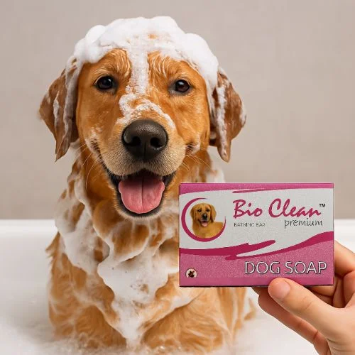 Bio Clear Anti-Tick Herbal Dog Soap – Nourishing & Cleansing Bath Bar (100g)