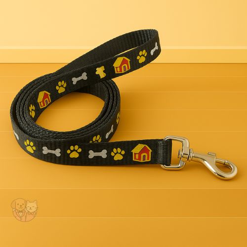 Bone Print Nylon Collar & Leash Set โ 15MM for Small & Medium Dogs (Pack of 2) Bone Print Nylon Collar & Leash Set โ 15MM for Small & Medium Dogs (Pack of 2)
