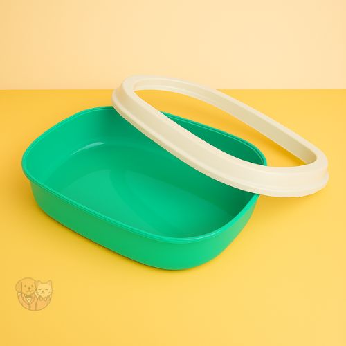 Cat Litter Box Tray with Scooper – Lightweight & Leak-Proof for Kittens and Cats