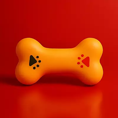Bone Chew Toy โ Squeaky, Fun & Realistic Fruit Toy for Puppies & Cats Bone Chew Toy โ Squeaky, Fun & Realistic Fruit Toy for Puppies & Cats