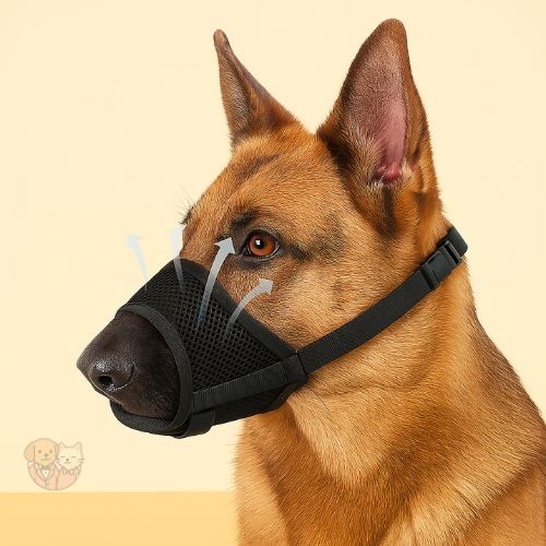 Dog Muzzle for Small, Medium & Large Dogs โ Soft, Breathable & Adjustable Dog Muzzle for Small, Medium & Large Dogs โ Soft, Breathable & Adjustable