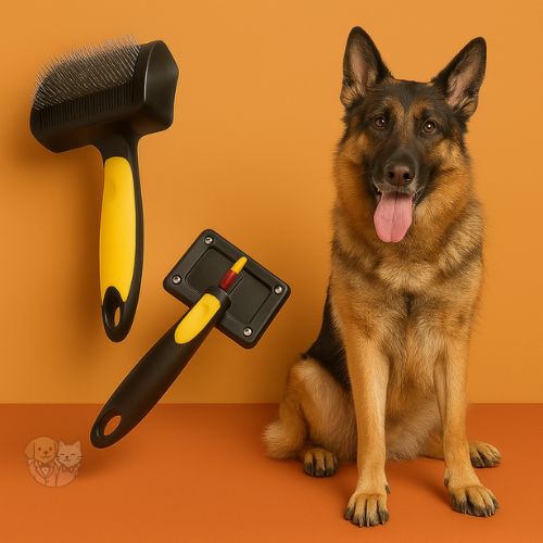 Foodie Puppies Slicker Brush โ Medium Yellow Grooming Tool for Dogs, Cats & Puppies Foodie Puppies Slicker Brush โ Medium Yellow Grooming Tool for Dogs, Cats & Puppies