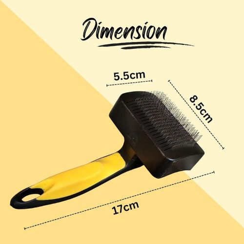 Foodie Puppies Slicker Brush โ Medium Yellow Grooming Tool for Dogs, Cats & Puppies Foodie Puppies Slicker Brush โ Medium Yellow Grooming Tool for Dogs, Cats & Puppies