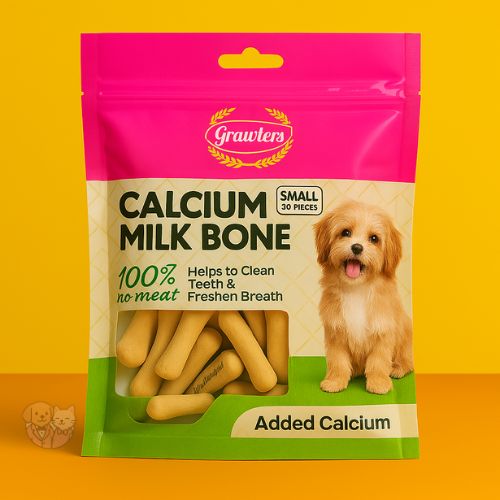 Gnawlers Calcium Milk Bone – Medium Dog Treats