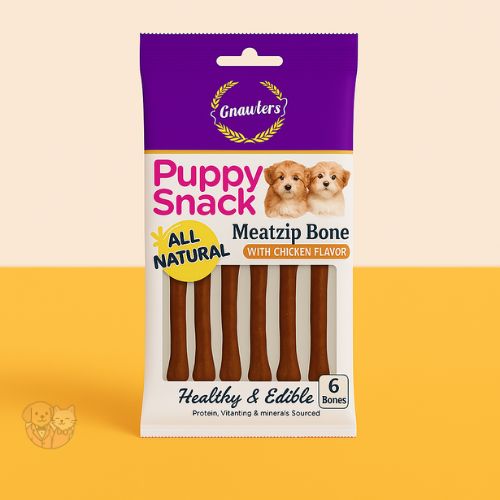 Gnawlers Meat Zip Bone Puppy Snack โ All Natural Chicken Flavor Gnawlers Meat Zip Bone Puppy Snack โ All Natural Chicken Flavor