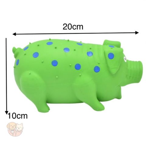 Grunting Pig Dog Toy – Small Squeaky Toy That Oinks for Dogs of All Sizes