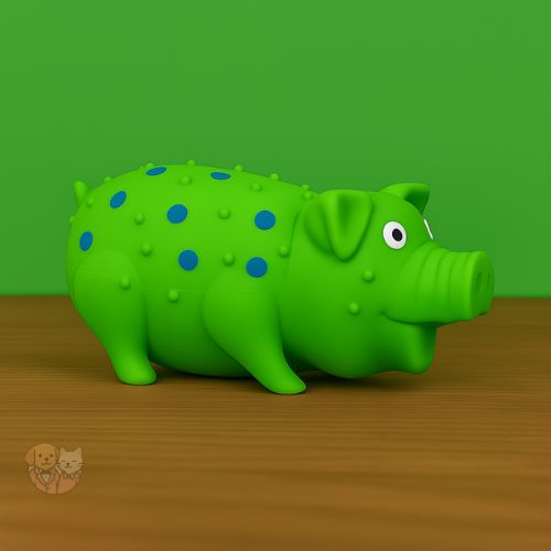 Grunting Pig Dog Toy – Small Squeaky Toy That Oinks for Dogs of All Sizes