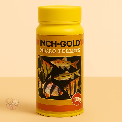 Inch Gold Micro Pellets | Complete Nutrition for Small Tropical Fish Inch Gold Micro Pellets | Complete Nutrition for Small Tropical Fish