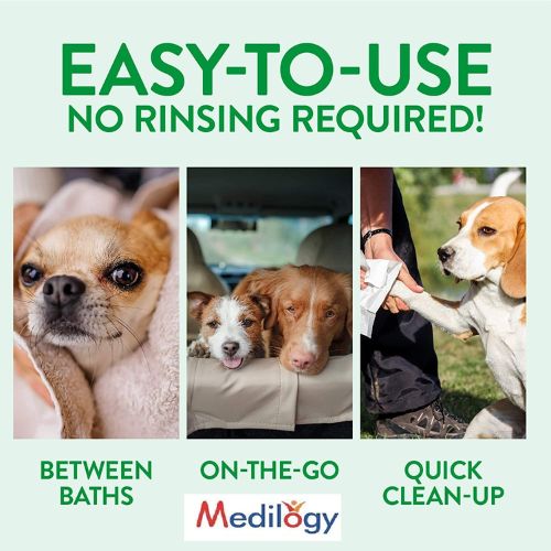 Medi Quick Grooming Foam Shampoo – Strawberry Formula for Instant Clean and Care