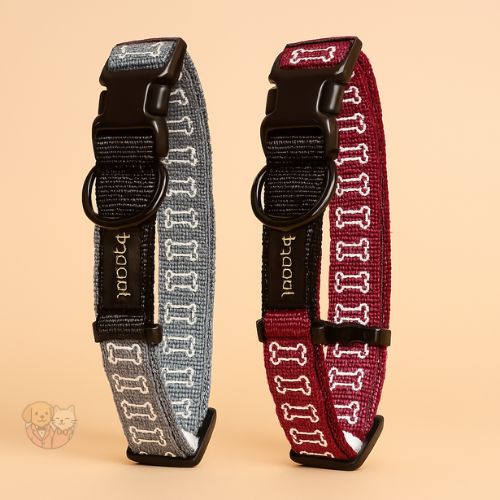 Nunbell Reflective Bone Print Pet Collar โ Adjustable & Night-Safe Nunbell Reflective Bone Print Pet Collar โ Adjustable & Night-Safe