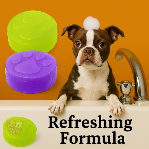Oh My Dog Brightening Organic Dog Soap – Lavender & Cedarwood Antibacterial Formula (100g)