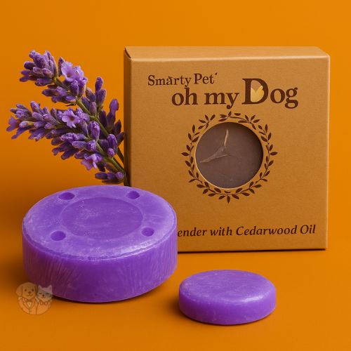 Oh My Dog Brightening Organic Dog Soap – Lavender & Cedarwood Antibacterial Formula (100g)