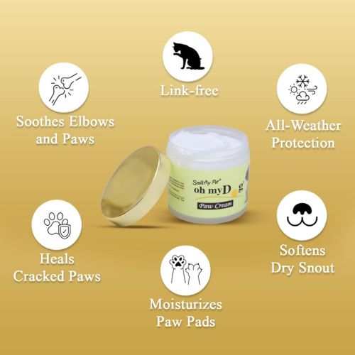 Oh My Dog Paw Cream – Heals, Moisturizes & Softens Dry Paws for Dogs & Cats (100ml)