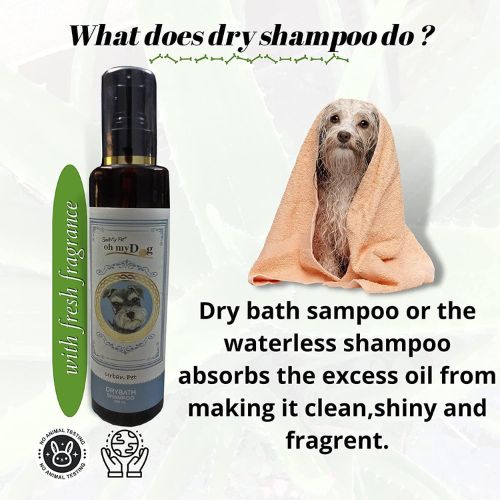 Oh My Dog Urban Pet Dry Bath – Quick Waterless Grooming with a Modern Fresh Scent (200ml)