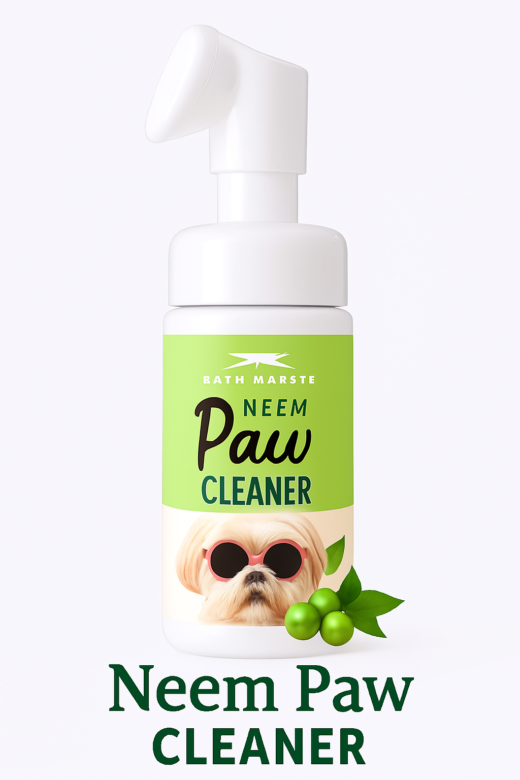 Pets Empire Paw Cleaner – Neem Foaming Cleanser with Silicone Brush for Dogs & Cats (150ml)