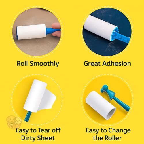 Pet Hair Remover Lint Roller – Medium Size