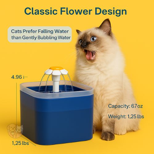 Pet Water Fountain with Filter – Continuous Fresh Water for Cats & Dogs