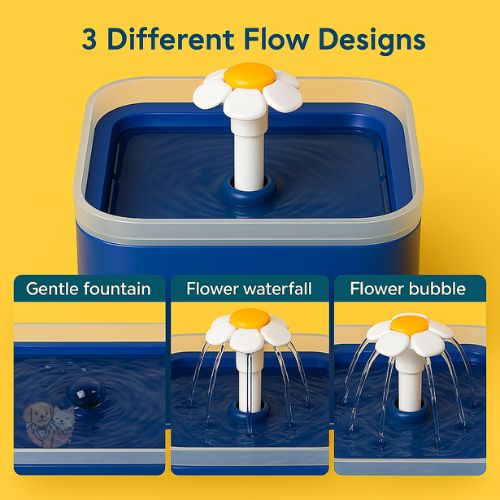 Pet Water Fountain with Filter – Continuous Fresh Water for Cats & Dogs