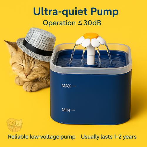 Pet Water Fountain with Filter – Continuous Fresh Water for Cats & Dogs