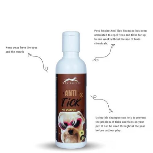 Pets Empire Organic Dog Shampoo – Anti Tick Cleanser for Pets (200ml)