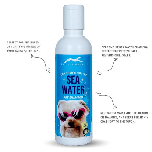 Pets Empire Organic Dog Shampoo – Sea water fragrance Cleanser for Pets (200ml)