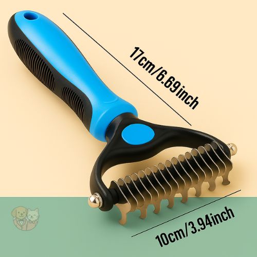 Professional Dematting & Deshedding Comb โ Pet Grooming Tool for Dogs & Cats Professional Dematting & Deshedding Comb โ Pet Grooming Tool for Dogs & Cats