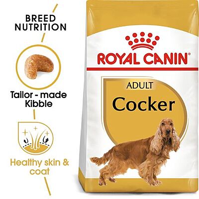 Royal Canin Cocker Adult Dog Food โ Tailor-Made Nutrition for Cocker Spaniels (Dry Food) Royal Canin Cocker Adult Dog Food โ Tailor-Made Nutrition for Cocker Spaniels (Dry Food)