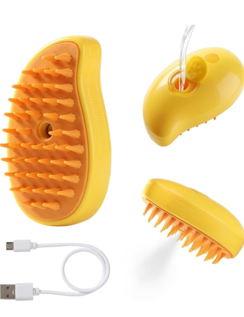 3 In1 Steamy Brush Multifunctional Grooming Tool for Shedding & Massage, Pet Hair Brush 3 In1 Steamy Brush Multifunctional Grooming Tool for Shedding & Massage, Pet Hair Brush