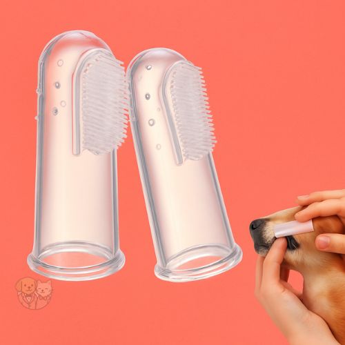 Silicone Finger Toothbrush for Pets – Gentle Dental Care for Dogs & Cats