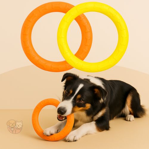 Small Rubber Ring Dog Chew Toy โ Interactive & Teeth Cleaning Toy Small Rubber Ring Dog Chew Toy โ Interactive & Teeth Cleaning Toy