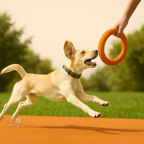 Small Rubber Ring Dog Chew Toy โ Interactive & Teeth Cleaning Toy Small Rubber Ring Dog Chew Toy โ Interactive & Teeth Cleaning Toy