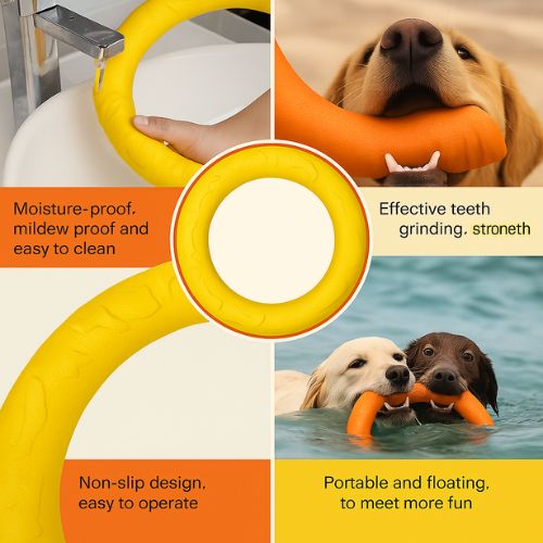 Small Rubber Ring Dog Chew Toy โ Interactive & Teeth Cleaning Toy Small Rubber Ring Dog Chew Toy โ Interactive & Teeth Cleaning Toy
