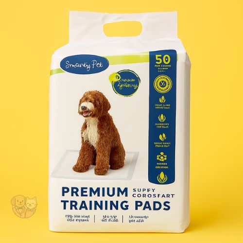 Smarty Pet Training Pads – Leak-Proof, Fresh Scented Pads for Dogs & Puppies (50 pcs, 45×60 cm)