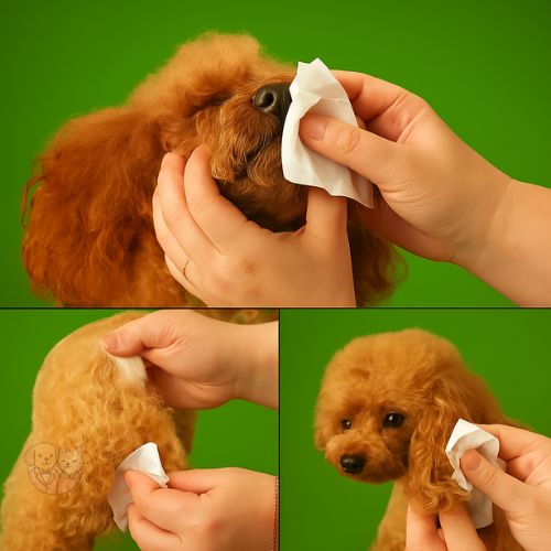 Smarty Pet Wet Wipes – Fresh Apple Scented Grooming Wipes for Dogs, Puppies & Cats (100 pcs)
