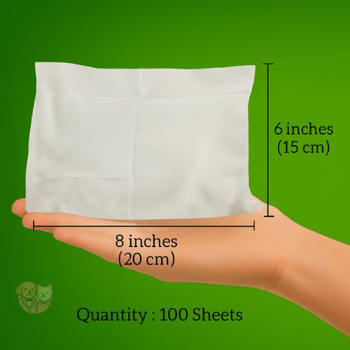 Smarty Pet Wet Wipes – Fresh Apple Scented Grooming Wipes for Dogs, Puppies & Cats (100 pcs)