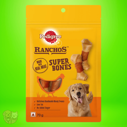 Pedigree RANCHOS Super Bones – Chicken & Milky Flavor (70 g Treats)