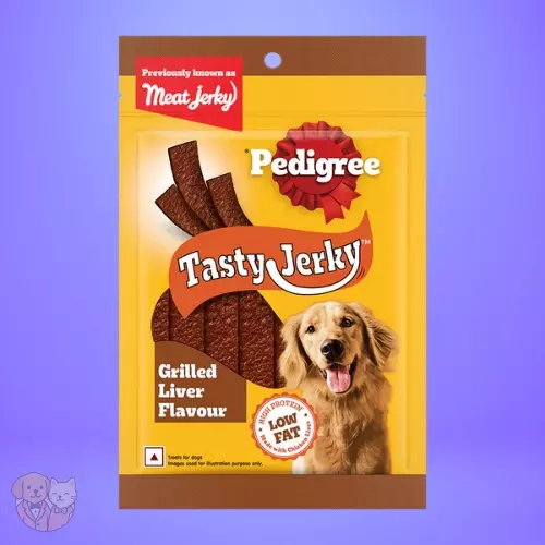 Pedigree Tasty Jerky โ Grilled Liver Flavor (Adult Dog Treat) Pedigree Tasty Jerky โ Grilled Liver Flavor (Adult Dog Treat)
