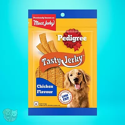 Pedigree Tasty Jerky โ Barbecued Chicken (Adult Dog Treat) Pedigree Tasty Jerky โ Barbecued Chicken (Adult Dog Treat)