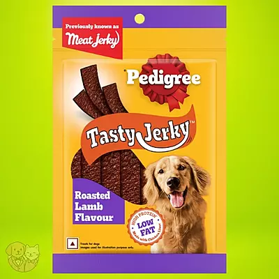 Pedigree Tasty Jerky โ Roasted Lamb Flavor (Adult Dog Treat) Pedigree Tasty Jerky โ Roasted Lamb Flavor (Adult Dog Treat)